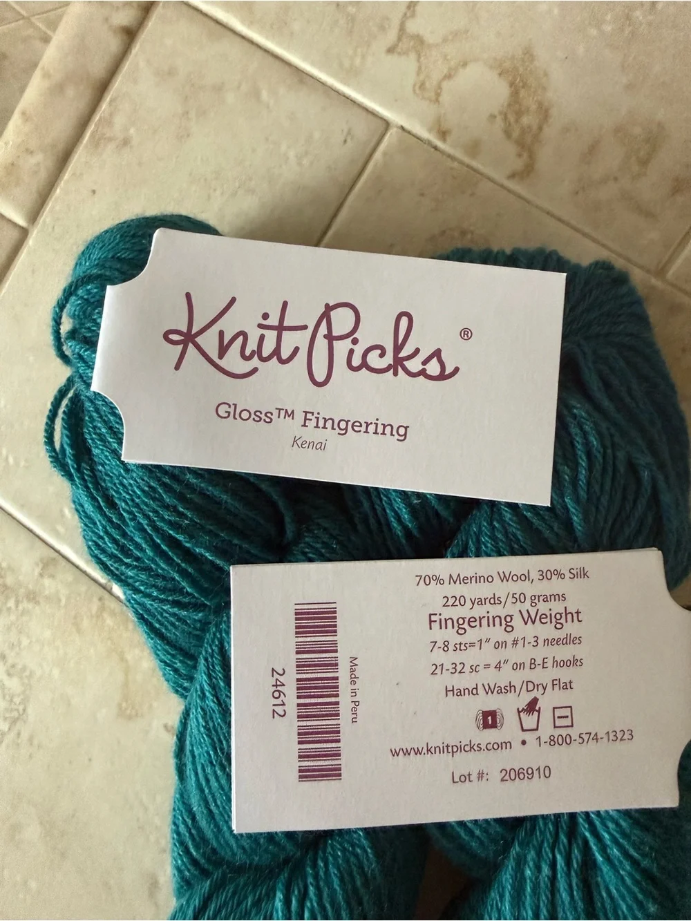 Knit Picks gloss fingering
